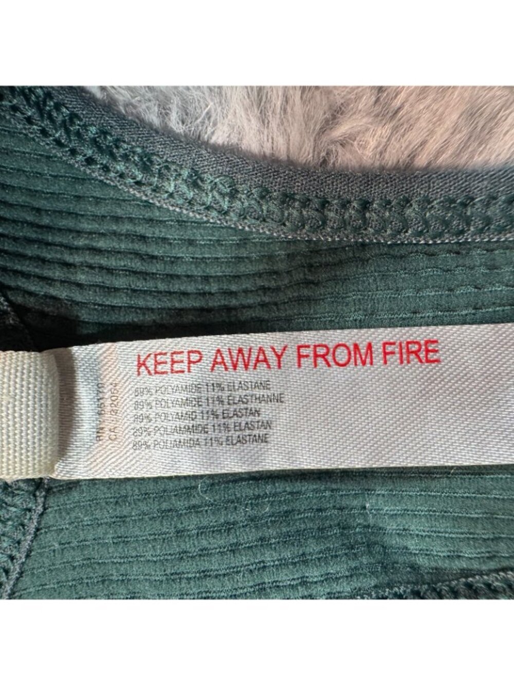 Free People Forest Green Ribbed Racerback Tank - Picture 4 of 11